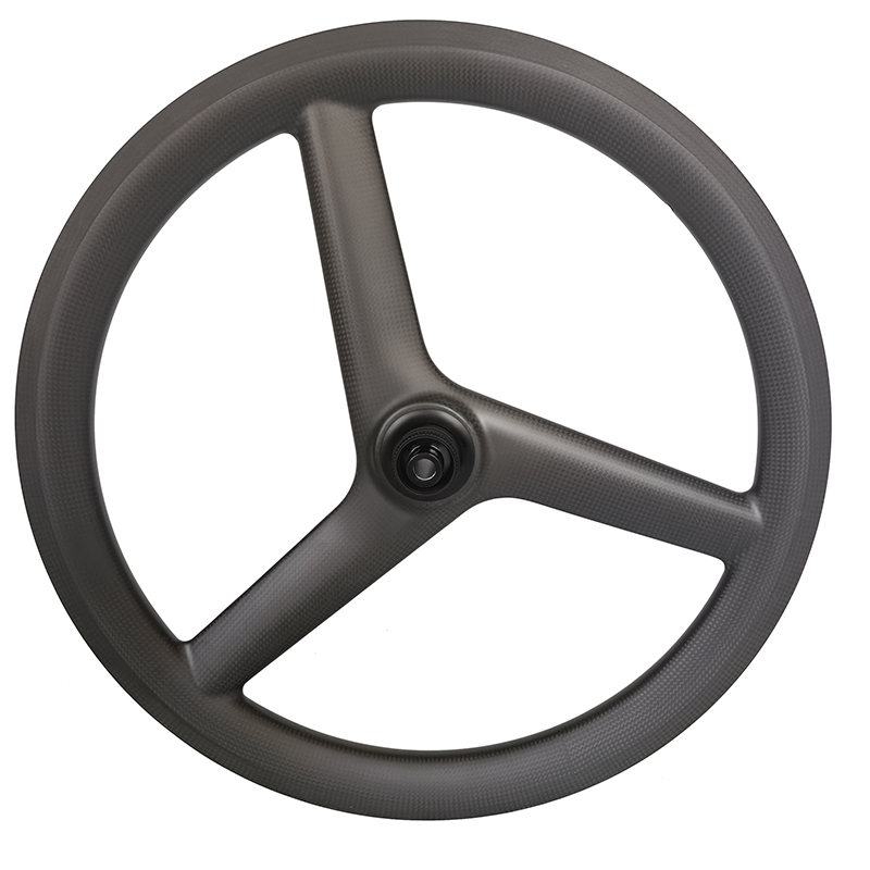 20” 451 tubeless 26mm wide three spoke carbon bike wheel for,free rider,bola
