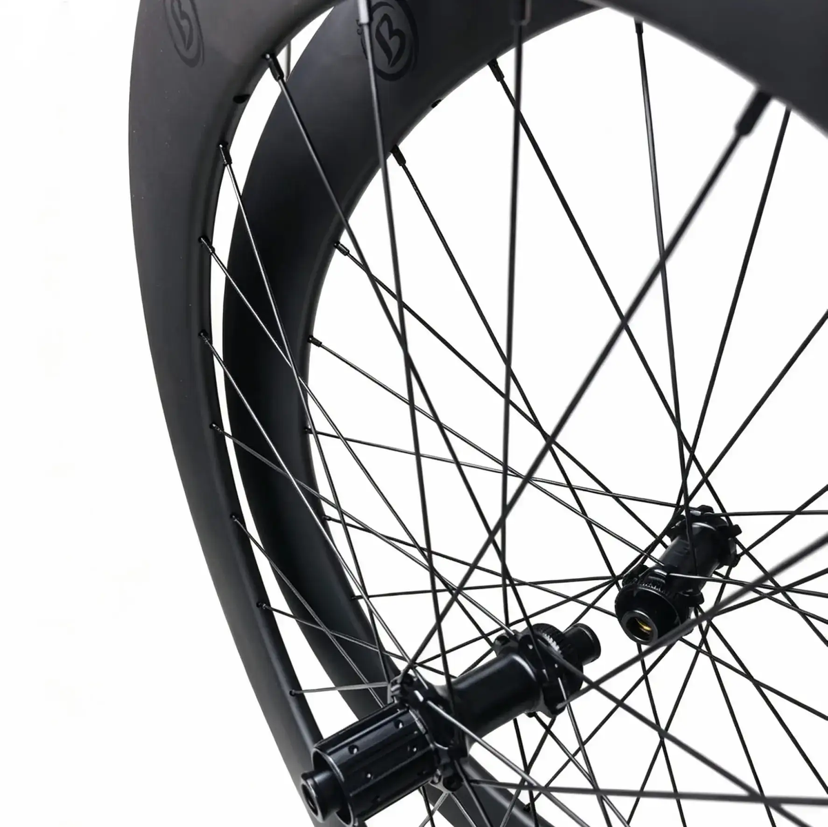 Bola CLA 50R 50mm Carbon Disc Wheelset 700C Tubeless, 28/30mm Wide, 1460g Carbon Fiber Sporting Goods