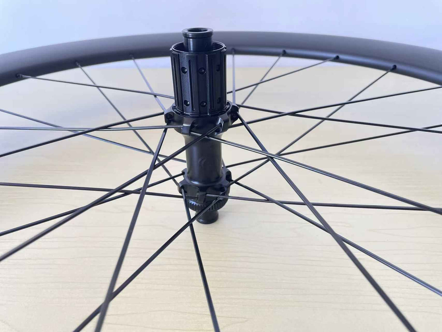 Carbon 55mm Disc Brake Wheelset, 54T Ratchet,Tubeless Assdynamic, 30mm wide