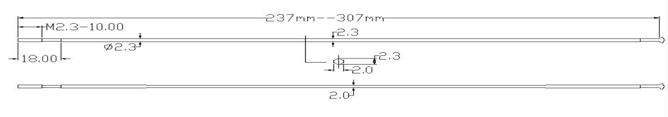 Carbon superlight round spoke for universal straight pull hub wheelbuilding