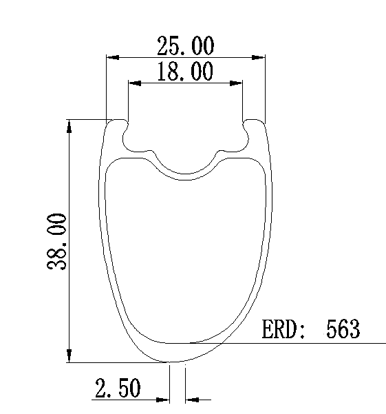 700c asymmetric tubeless ready carbon velo rims 38mm low profile  25mm wide for cyclisme,hook or hookless optional