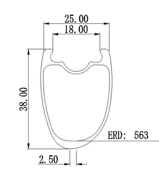 700c asymmetric tubeless ready carbon velo rims 38mm low profile  25mm wide for cyclisme,hook or hookless optional