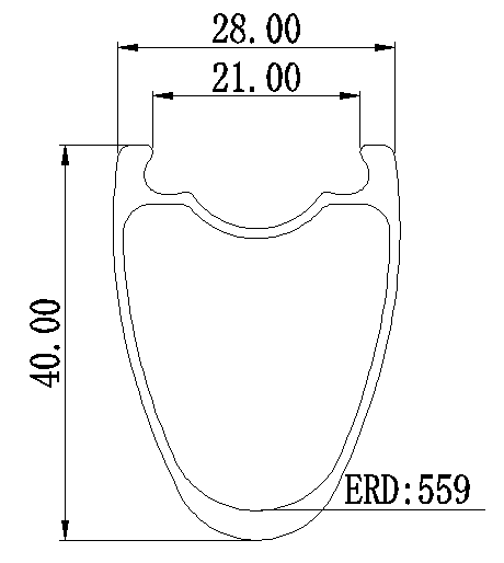700c tubeless super ultra extreme  light carbon road rim 40mm high 28mm wide 21mm inner wide,hook or hookless optional Bola
