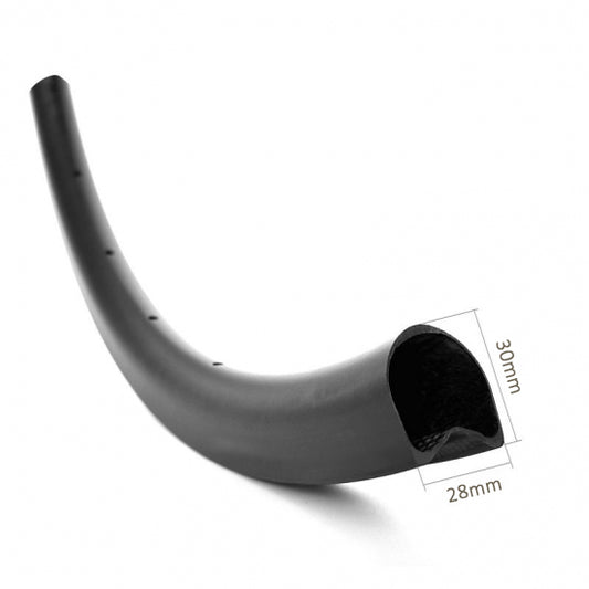 700C super light asymmetric tubular carbon road rim 30mm high 28mm wide,Bola