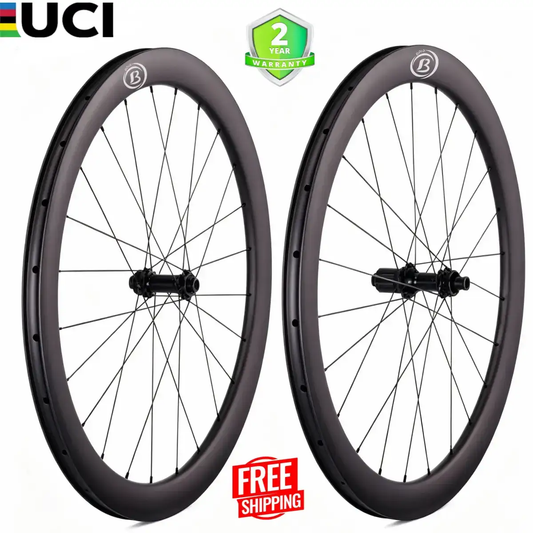 Bola ULT 40R 700C Carbon Disc Road & Gravel Wheels – 40mm, 28/30mm Wide, Tubeless 1210g Carbon Fiber Sporting Goods