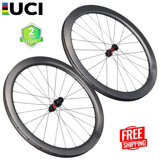 Bola SL 50R Carbon Disc Wheelset 700C, 50mm Depth, 28/30mm Wide, DT 350s Hub, 1360g Carbon Fiber Sporting Goods