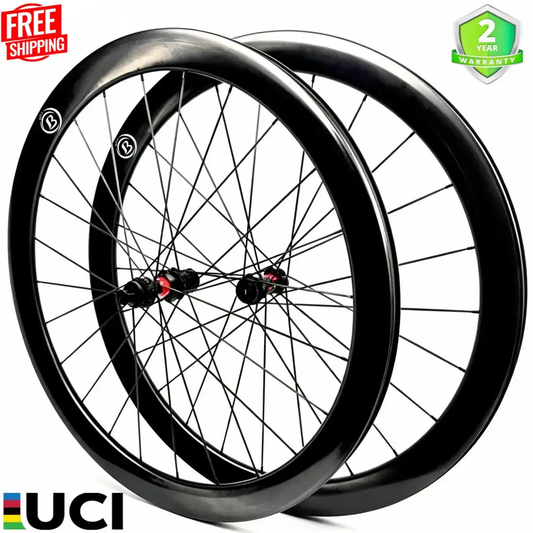 Bola EXP 50R Carbon Disc Wheelset 700C, 50mm – DT Swiss 240s, 28/30mm Tubeless Carbon Fiber Sporting Goods