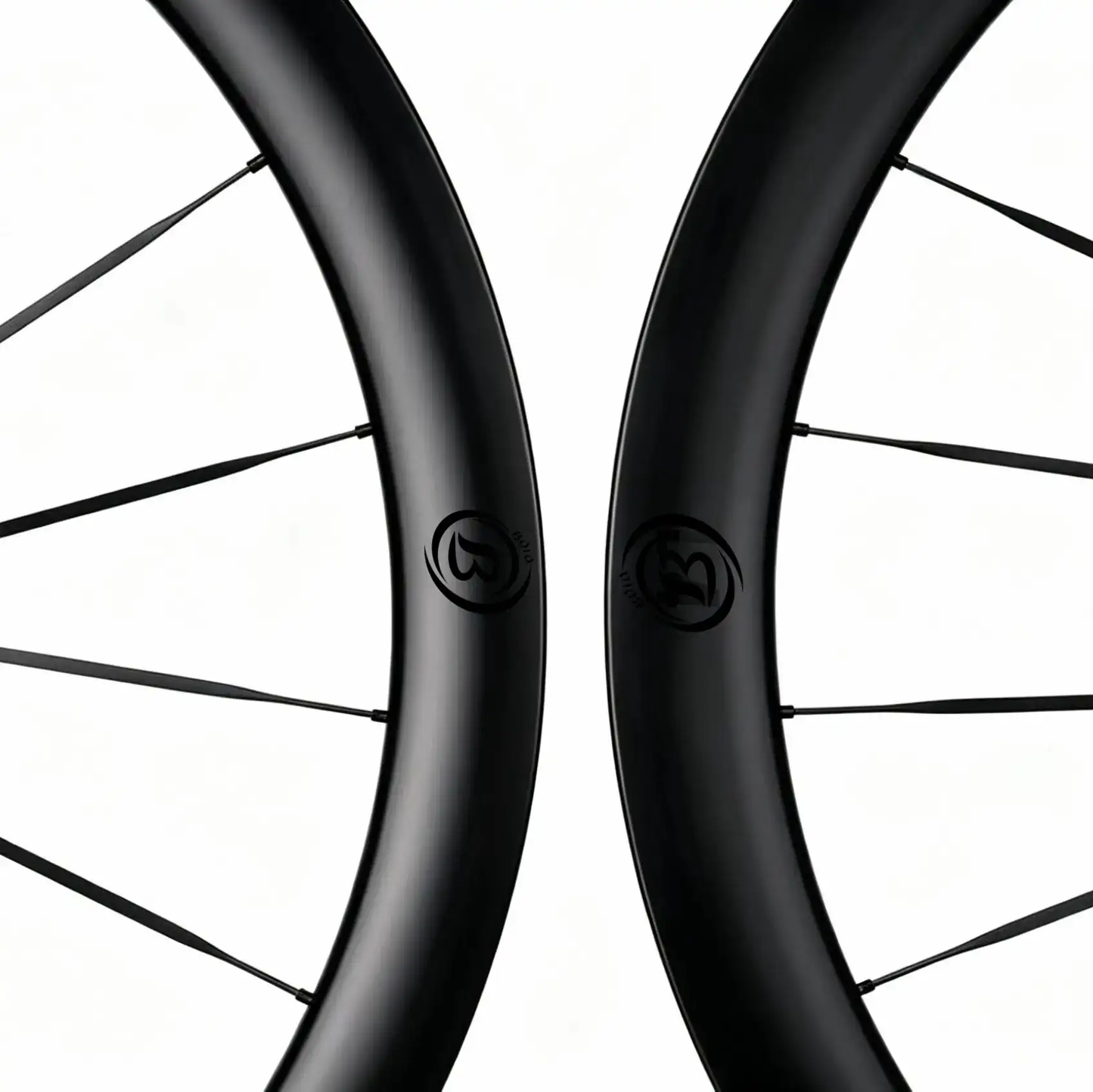 Bola EXT 35G Carbon Gravel Wheelset – 700C, 35mm Deep, 36mm Wide, Tubeless, Carbon Spokes, Ceramic Bearings, 1150g Carbon Fiber Sporting Goods