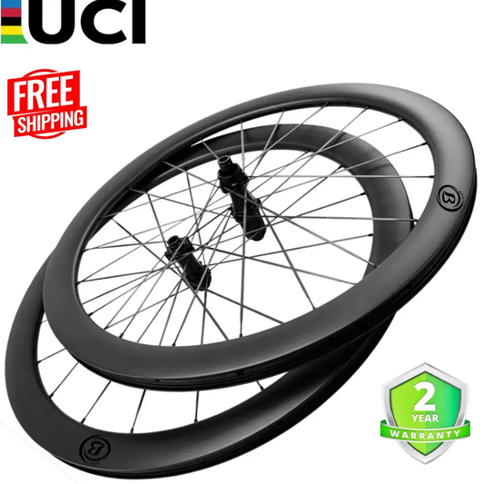 Bola EXT 40R 700C Carbon Disc Wheelset – 40mm, Aero Carbon Spokes, 1170g, Ceramic Hub Carbon Fiber Sporting Goods