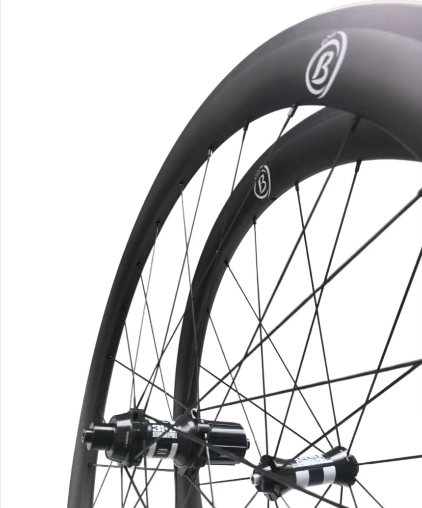 Bola ST 40C DT Swiss 350S Carbon Road Wheelset, 40mm Rim Brake, Tubeless, 25mm/28mm Wide, 1330g Carbon Fiber Sporting Goods