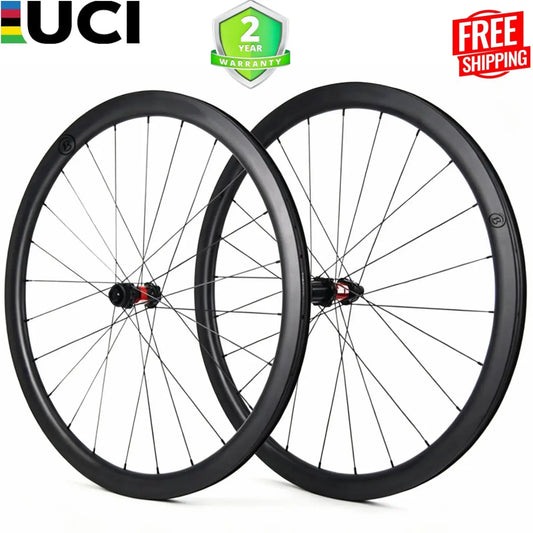 Bola EXP 35G Carbon Gravel Wheelset – 700C, 35mm Depth, 36mm Wide, DT Swiss 240s, 1270g Carbon Fiber Sporting Goods