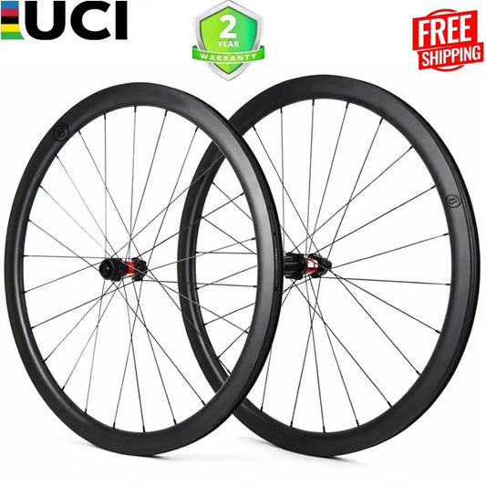 Bola EXP 35G Carbon Gravel Wheelset – 700C, 35mm Depth, 36mm Wide, DT Swiss 240s, 1270g Carbon Fiber Sporting Goods