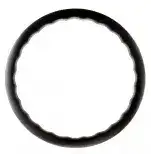 Bola 700c carbon gravel rim – UV wave profile cross-section showing 34mm external width