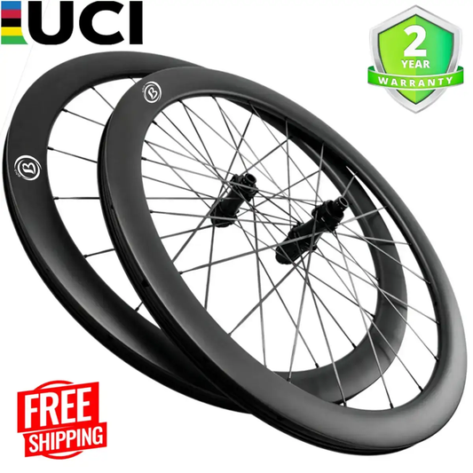 Bola EXT 40R 700C Carbon Disc Wheelset – 40mm, Aero Carbon Spokes, 1170g, Ceramic Hub Carbon Fiber Sporting Goods