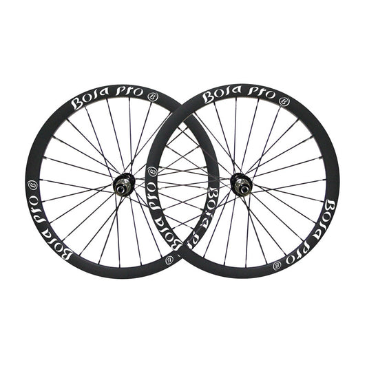 700C Classic carbon bike wheelset tubeless 38mm high 28mm wide for disc brake Bola