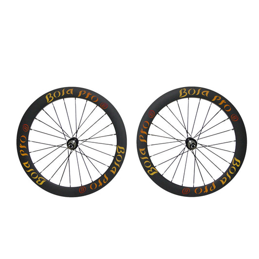 700C Classic carbon velo wheels tubeless 45mm high profile 28mm wide for disc brake Bola