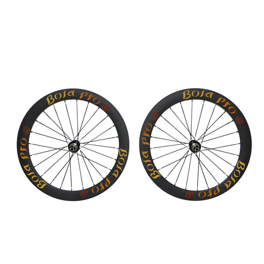 700C Classic carbon velo wheels tubeless 45mm high profile 28mm wide for disc brake Bola