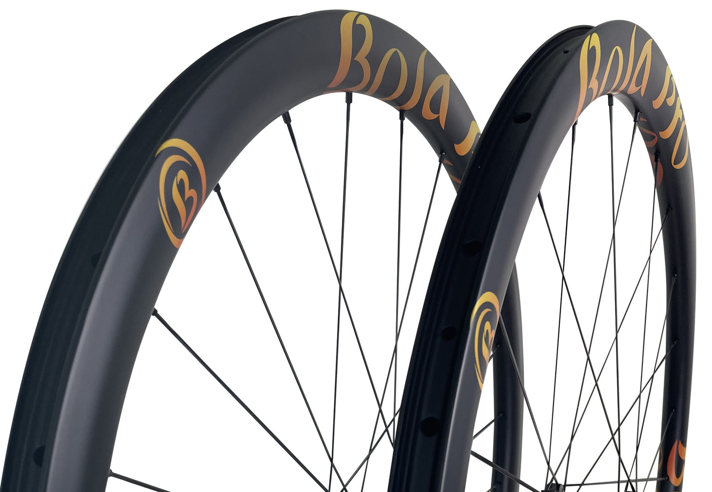 700C Classic carbon velo wheels tubeless 45mm high profile 28mm wide for disc brake Bola