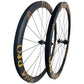 700C Classic disc brake carbon bicicleta wheelset aerodynamic tubeless 45mm height  28mm wide Bola