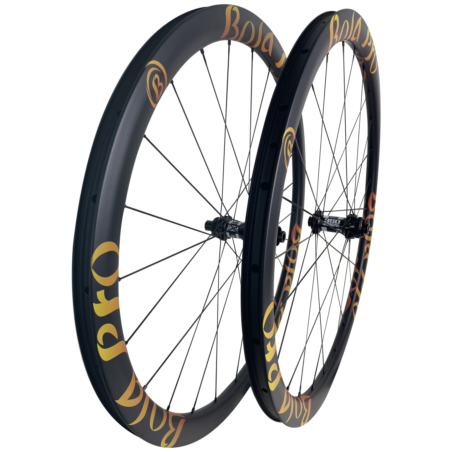 700C Classic disc brake carbon bicicleta wheelset aerodynamic tubeless 45mm height 28mm wide Bola