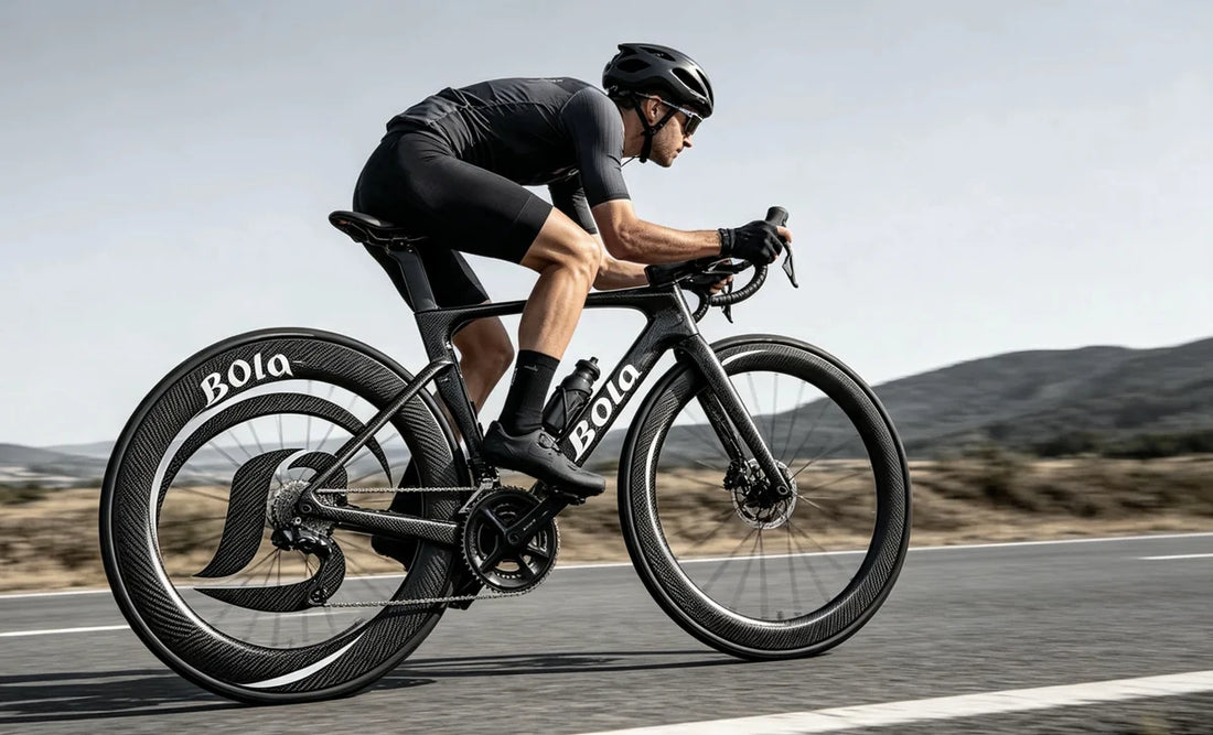 Bola carbon wheels cycling - shape carbon benefits smoother safer rides