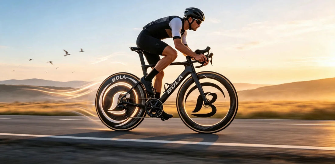 Bola carbon wheels cycling - 700c aerodynamic speed gains without guesswork