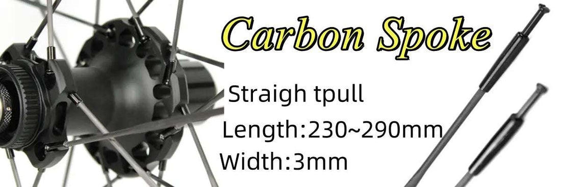 How is carbon spoke on the carbon bike wheel?