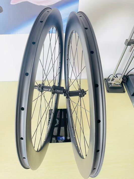 Bicycle Carbon Wheels Classic Disc Braking Ratchet 54T straigh pull 40/45/50/55/60mm tubeless rim for Cyclocross Road Bike Bola