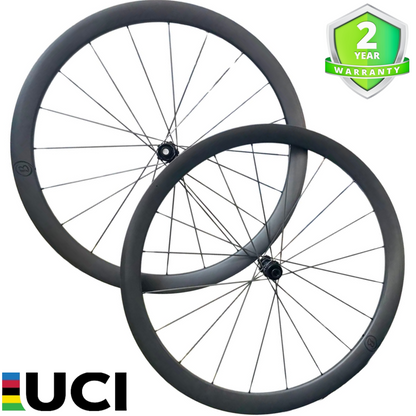 Bola Super light Carbon Bicycle Wheelset Disc Brake Ratchet 54 teeth hub and aero20 spoke tubeless 35//40/45/50mm for climb Bike