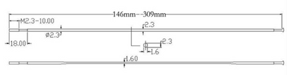 Carbon ultra light flat spoke for universal straight pull hub wheels