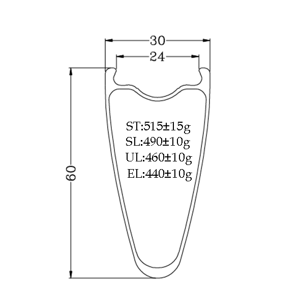 700c carbon bike rims 60mm depth 30mm outer wide 24mm inner wide for ironman,triathlon,time trial.track,Bola