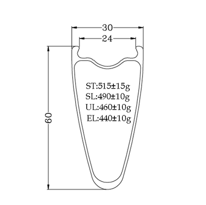 700c carbon bike rims 60mm depth 30mm outer wide 24mm inner wide for ironman,triathlon,time trial.track,Bola