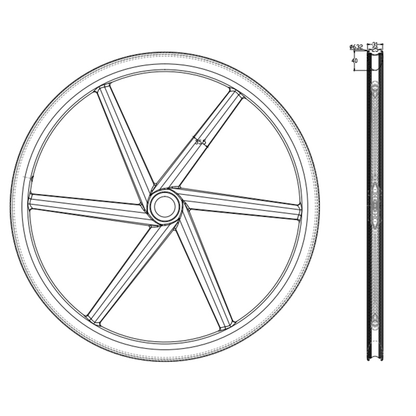 700C gravel 31mm wider tubeless ready carbon bike 6 spoke wheel for enduro cyclocross,all terrain or off-road hub optional,bola