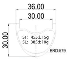 BOLA 29er Carbon Enduro MTB Rim | 36mm Wide, 30mm Internal