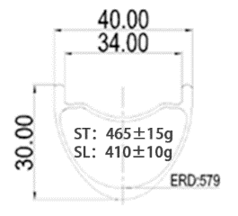 BOLA 29er Carbon MTB Rim | 40mm Wide, 34mm Internal, 30mm