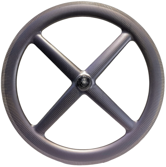 700C 26mm wide tubular,tubeless ready carbon four spoke bike wheel for enduro triathlon,track or time trial bola