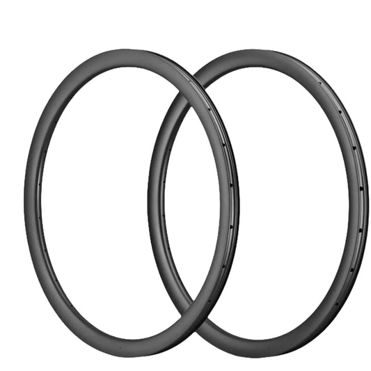 Llanta de gravel/ciclocrós de carbono 700C, 30 mm, Tubeless | Bola