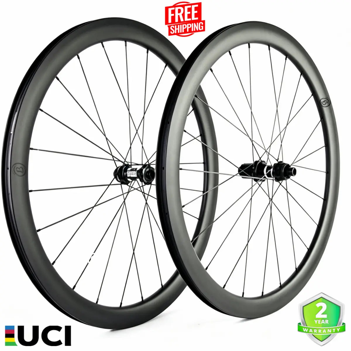 Bola SL 50R Carbon Disc Wheelset 700C, 50mm Depth, 28/30mm Wide, DT 350s Hub, 1360g Carbon Fiber Sporting Goods