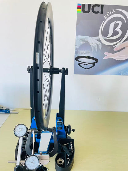 Bola pro ultralight Carbon Wheels ceramic bearing ratchet 54T hub with blade carbon spoke 40/50/60mm rim for race cycling