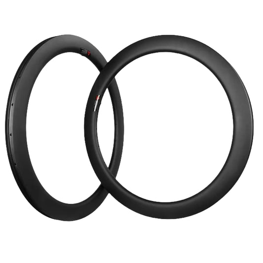 Cerchio Bola 700C 50mm Aero in carbonio per copertoncino | Larghezza 25mm per freni a pattino