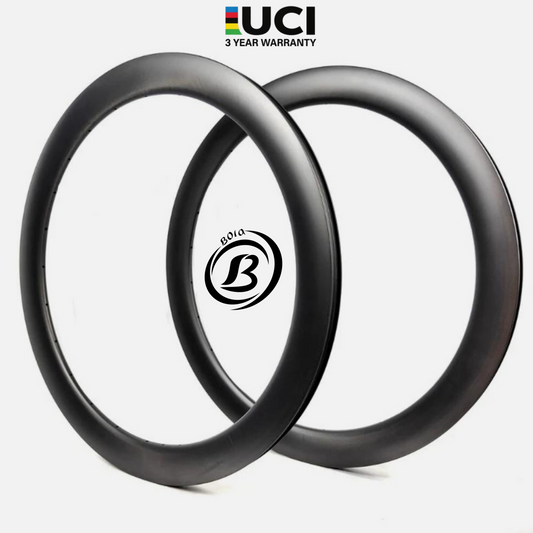 50mm Tubular Carbon Rim 700C x 25mm – Rim Brake, 410g