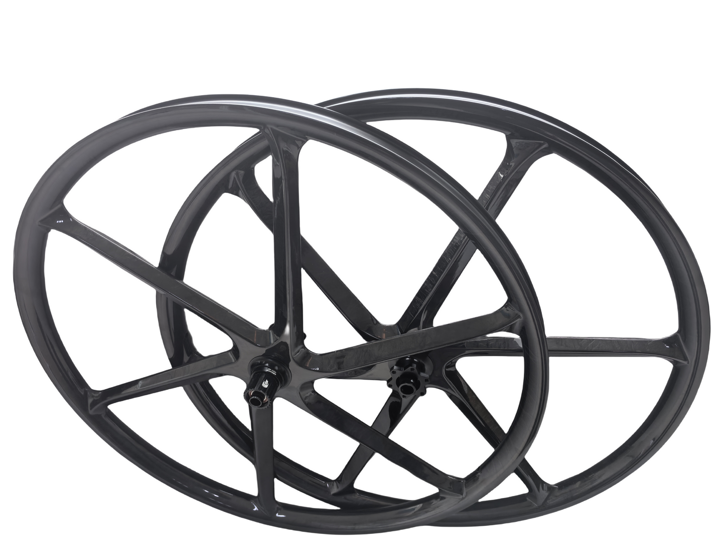 27.5" Carbon MTB Wheelset – 30mm Hookless, 6-Spoke, XC/AM