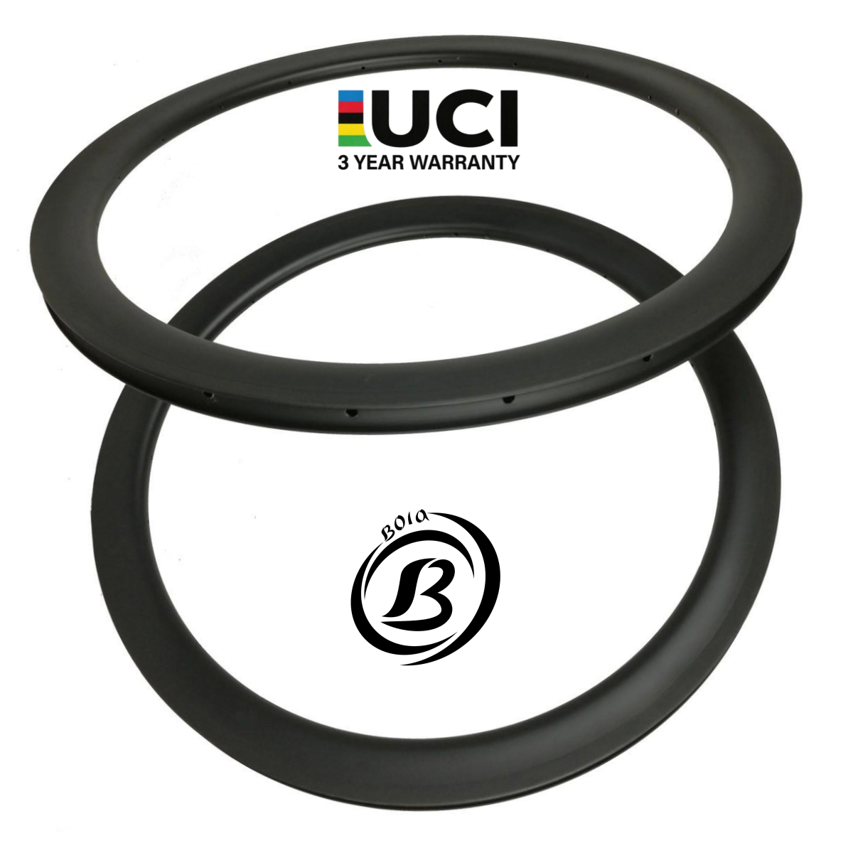 Bola 700C 50mm Tubeless Carbon Road Gravel Rim — 32mm Outer / 26mm Inner Wide