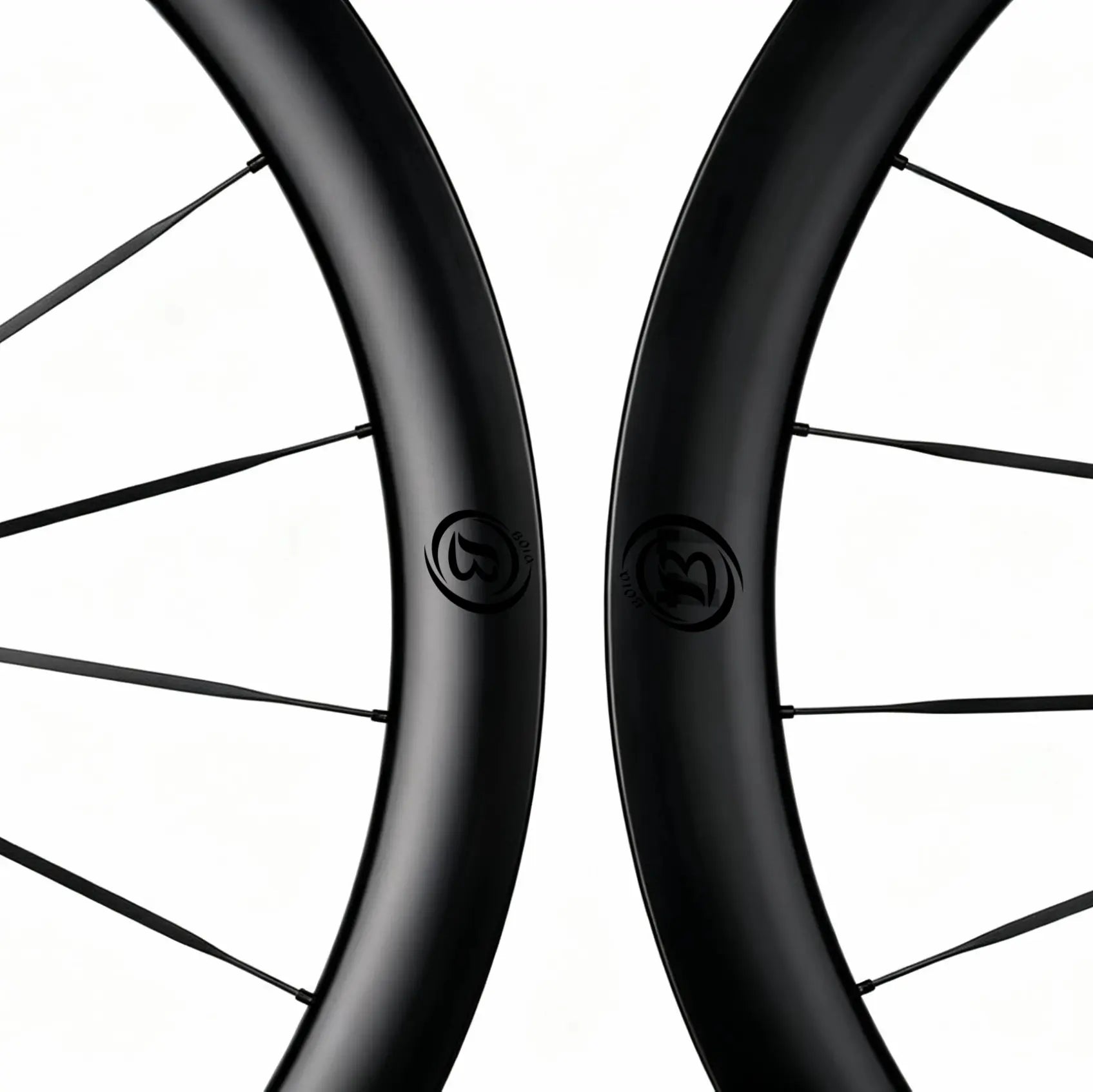 Bola EXT 35G Carbon Gravel Wheelset – 700C, 35mm Deep, 36mm Wide, Tubeless, Carbon Spokes, Ceramic Bearings, 1150g Carbon Fiber Sporting Goods