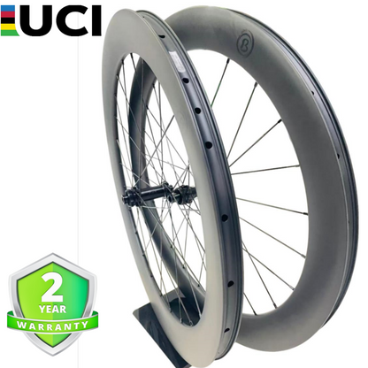 Bola pro ultralight Carbon Wheels ceramic bearing ratchet 54T hub with blade carbon spoke 40/50/60mm rim for race cycling