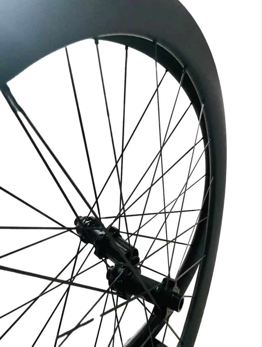 Bola ELT 40R 700C Carbon Disc Brake Wheelset – 40mm Deep, 28/30mm Wide, 1240g Tubeless Carbon Fiber Sporting Goods