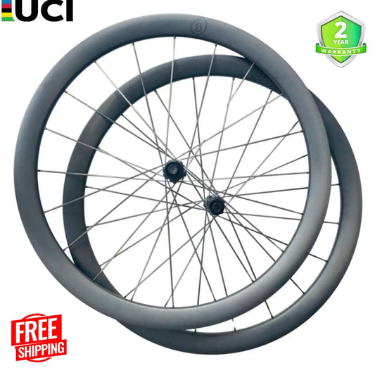 Bola ULT 35G Carbon Gravel Wheelset 700C – Tubeless, 35mm Depth, 36mm Wide, 1220g, BL180 Hub Carbon Fiber Sporting Goods