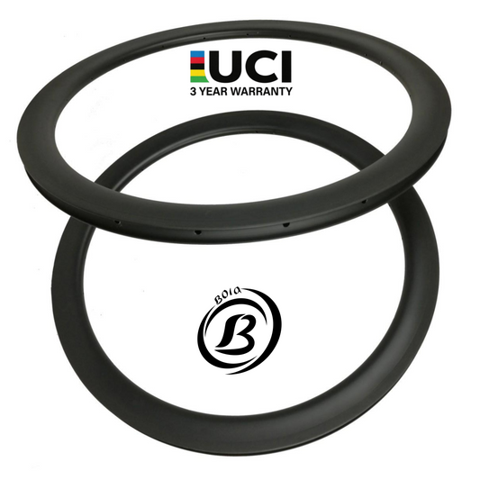 700c Carbon Road Rim 40mm Deep | 28mm Wide Tubeless (Hooked/Hookless)