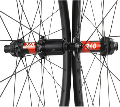 Bola EXP 50T 50mm Tubular Carbon Rim Brake Wheelset – DT240S, Sapim CX Ray, 25/28mm, 1230g Carbon Fiber Sporting Goods