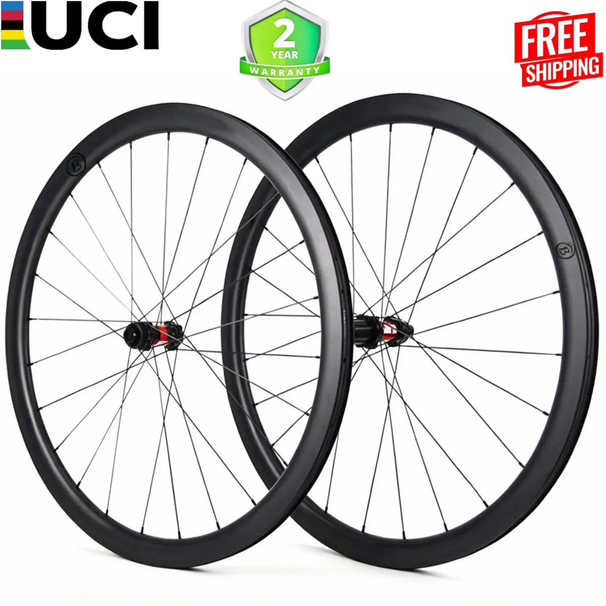 Bola EXP 35G Carbon Gravel Wheelset – 700C, 35mm Depth, 36mm Wide, DT Swiss 240s, 1270g Carbon Fiber Sporting Goods